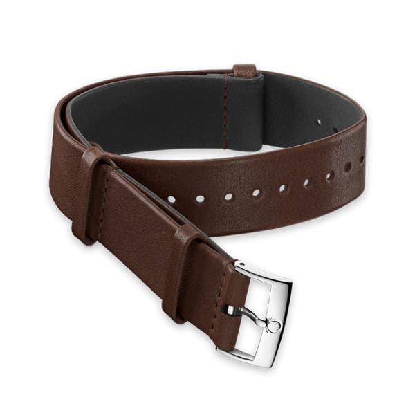 NATO strap Leather, brown - 031CUZ010751
