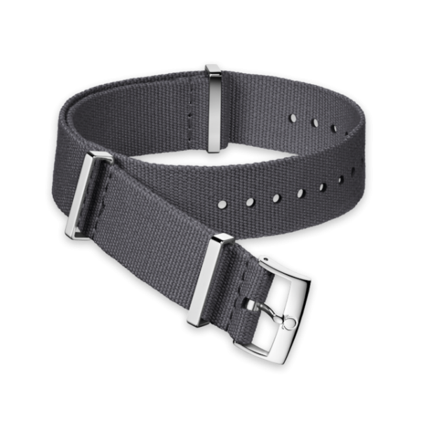 NATO strap Polyester, grey - 031CWZ007565