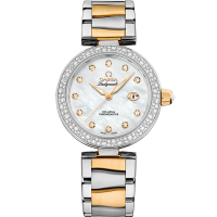 De Ville Ladymatic 34 mm, steel - yellow gold on steel - yellow gold - SKU 425.25.34.20.55.003