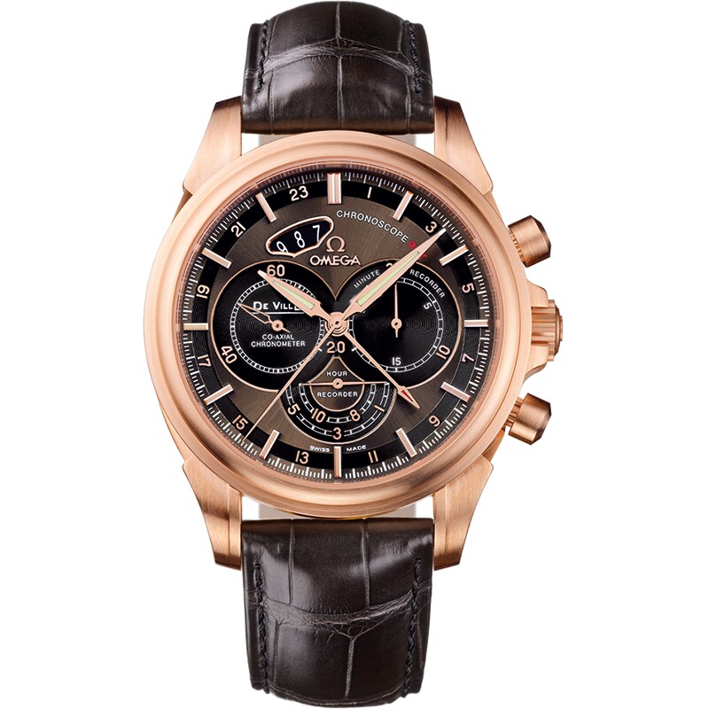De Ville Red gold Chronograph Watch 422.53.44.52.13.001 OMEGA HK