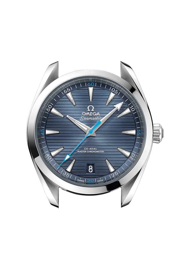 Watch head of 海馬系列 Aqua Terra 150米 41毫米, 不銹鋼 配襯 不銹鋼表鏈帶 - 220.10.41.21.03.002