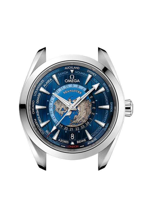 Watch head of 海馬系列 Aqua Terra 150米 43毫米, 不銹鋼 配襯 橡膠表帶 - 220.12.43.22.03.001