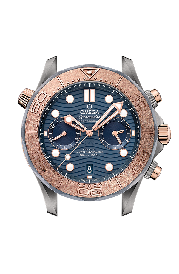 Watch head of 海馬系列 潛水300米 44毫米, 鈦金屬 - 鉭金屬 - Sedna™金 配襯 鈦金屬 - 鉭金屬 - Sedna™金 - 210.60.44.51.03.001