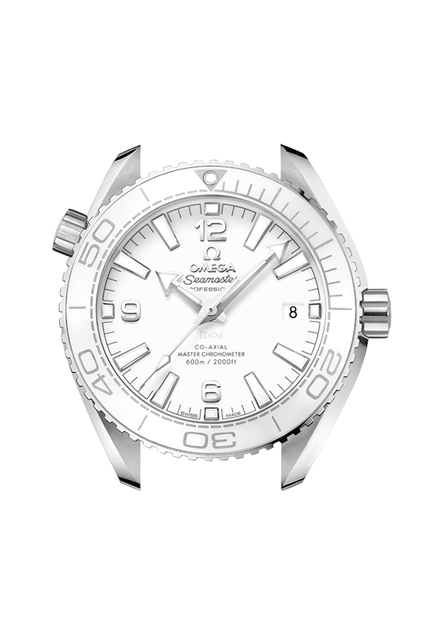 Watch head of 海馬系列 Planet Ocean 600米 39.5毫米, 不銹鋼 配襯 不銹鋼表鏈帶 - 215.30.40.20.04.001