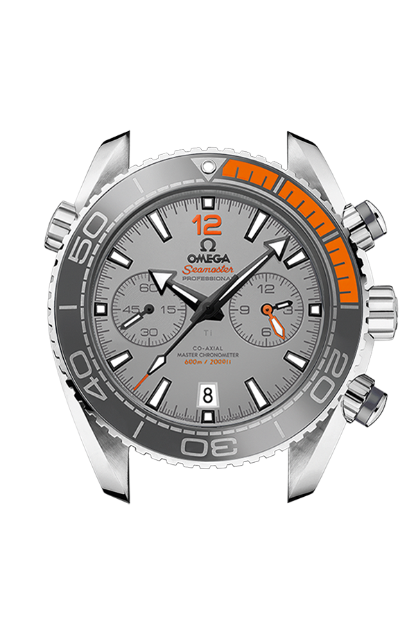 Watch head of 海馬系列 Planet Ocean 600米 45.5毫米, 鈦金屬 配襯 橡膠表帶 - 215.92.46.51.99.001