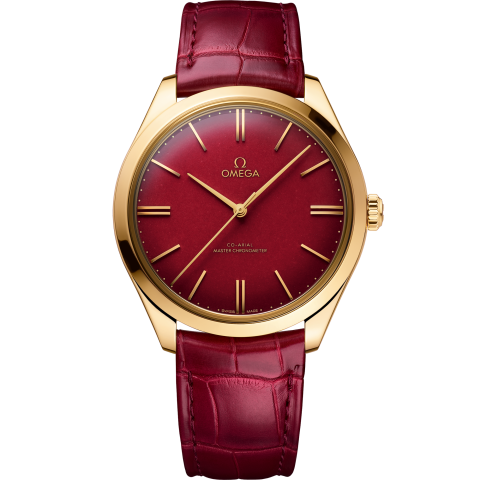 De Ville Trésor 40 mm, yellow gold on leather strap 125th Anniversary Edition - SKU 435.53.40.21.11.001