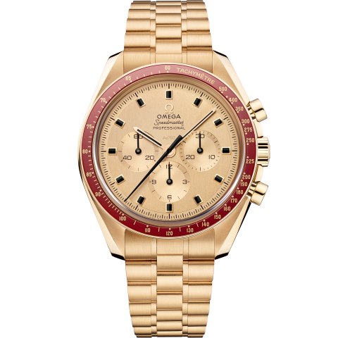 Speedmaster Anniversary Series 42 mm, Moonshine™ gold on Moonshine™ gold Apollo 11 50th anniversary - SKU 310.60.42.50.99.001