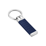 Omega Aqua Key holder, Marine blue rubber, Stainless steel - K91STA0509005
