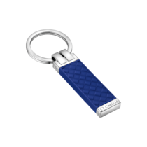 Omega Aqua 鑰匙扣/鑰匙包, 不銹鋼, 藍色橡膠 - K91STA0509505