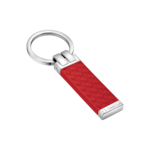 Omega Aqua 鑰匙扣/鑰匙包, 紅色橡膠, 不銹鋼 - K91STA0509605