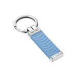 Omega Aqua 鑰匙扣/鑰匙包, 藍色橡膠, 不銹鋼 - KA05ST0000605