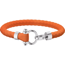 Omega Aqua 手鏈/手鐲/手帶, 橙色橡膠, 不銹鋼 - B34STA0509102