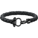 Omega Aqua 手鏈/手鐲/手帶, 黑色編織尼龍, 不銹鋼 - BA05CW0000203