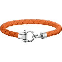 Omega Aqua Bracelet, Saffron braided nylon, Stainless steel - BA05CW00002R2