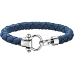 Omega Aqua Bracelet, Blue braided nylon, Stainless steel - BA05CW0000303