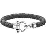 Omega Aqua Bracelet, Grey braided nylon, Stainless steel - BA05CW0000403