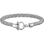 Omega Aqua Bracelet, Grey braided nylon, Stainless steel - BA05CW00009R2