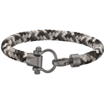 Omega Aqua Sailing Bracelet, Snow nylon braided, Titanium - BA05CW0001403