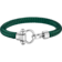 Omega Aqua Bracelet, Green braided nylon, Stainless steel - BA05CW0001603