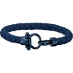 Omega Aqua Bracelet, Blue braided nylon, Stainless steel with blue CVD - BA05CW0001803