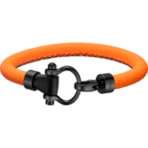 Omega Aqua 手鏈/手鐲/手帶, 橙色橡膠, 不銹鋼 - BA05ST0000803