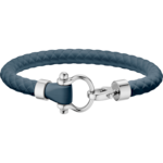 Omega Aqua Bracelet, Blue rubber, Stainless steel - BA05ST0001003