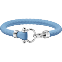 Omega Aqua Sailing Bracelet, Blue rubber, Stainless steel - BA05ST0001203