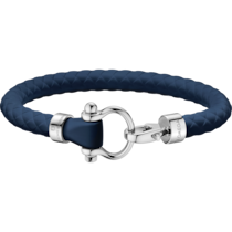 Omega Aqua Sailing Bracelet, Dark blue rubber, Stainless steel - BA05ST0001303