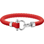 Omega Aqua Bracelet, Red rubber, Stainless steel - BA05ST0001403