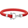Omega Aqua 手鏈/手鐲/手帶, 紅色橡膠, 不銹鋼 - BA05ST0001403