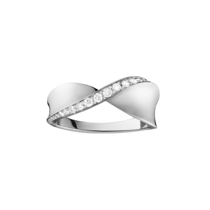 Aqua Swing Ring, 18K white gold, Diamonds - R605BC01001XX