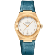 Constellation 29 mm, yellow gold on leather strap - 131.53.29.20.52.001