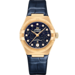 Constellation 29 mm, yellow gold on leather strap - 131.53.29.20.53.001