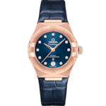 Constellation 29 mm, Sedna™ gold on leather strap - 131.53.29.20.53.002