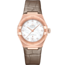 Constellation 29 mm, Sedna™ gold on leather strap - 131.53.29.20.55.002