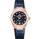 Constellation 29 mm, Sedna™ gold on leather strap - 131.58.29.20.53.003