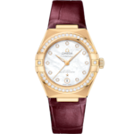 Constellation 29 mm, yellow gold on leather strap - 131.58.29.20.55.001