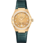 Constellation 29 mm, yellow gold on leather strap - 131.58.29.20.58.001