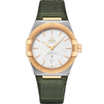 Constellation 39 mm, steel - yellow gold on leather strap - 131.23.39.20.02.002