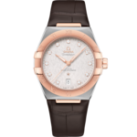 Constellation 39 mm, steel - Sedna™ gold on leather strap - 131.23.39.20.52.001