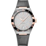 Constellation 41 mm, steel - Sedna™ gold on leather strap - 131.23.41.21.06.001