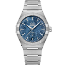 Blue dial watch on Steel case with Steel bracelet - Constellation 41 mm, steel on steel - 131.30.41.21.99.003