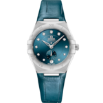 Constellation 34 mm, steel on leather strap - 131.13.34.20.53.001