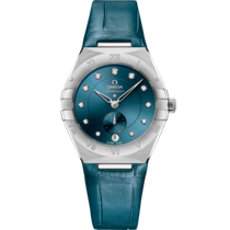 Constellation 34 mm, steel on leather strap - 131.13.34.20.53.001