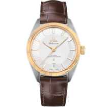 Constellation 39 mm, steel - yellow gold on leather strap - 130.23.39.21.02.001