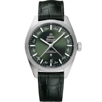 Constellation Globemaster 41 mm, steel on leather strap - 130.33.41.22.10.001