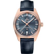 Constellation 41 mm, Sedna™ gold on leather strap - 130.53.41.22.03.001