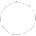 星座系列 頸鏈, 鑽石, 18K白金 - NA01BC0100105