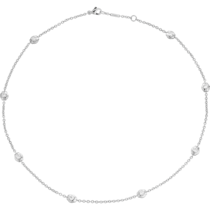 星座系列 頸鏈, 鑽石, 18K白金 - NA01BC0100105