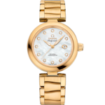 De Ville 34 mm, yellow gold on yellow gold - 425.60.34.20.55.003